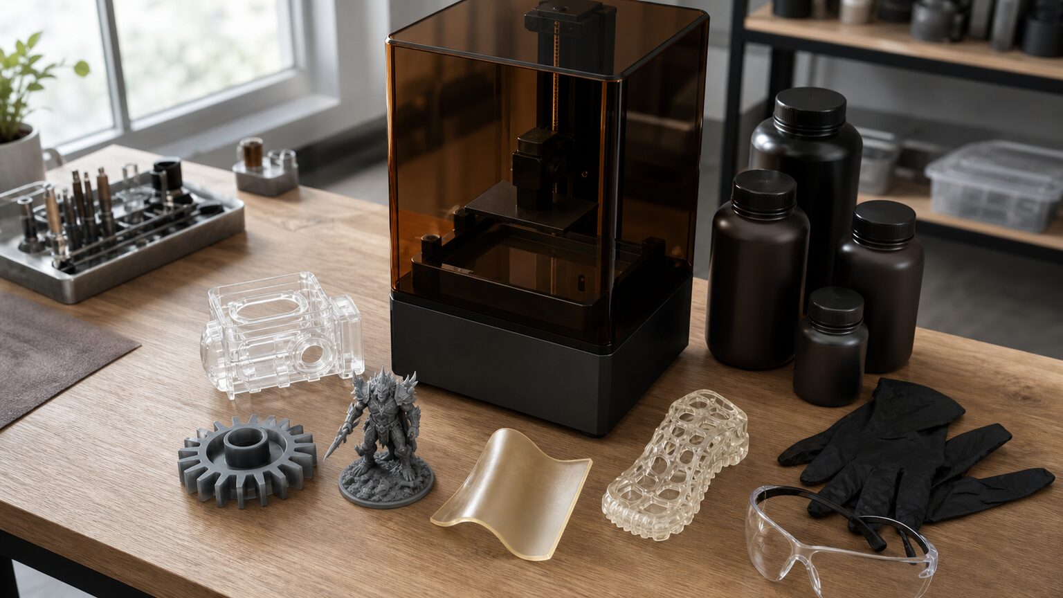 3Dプリンター用レジンの種類と選び方｜用途・強度・安全性から比較