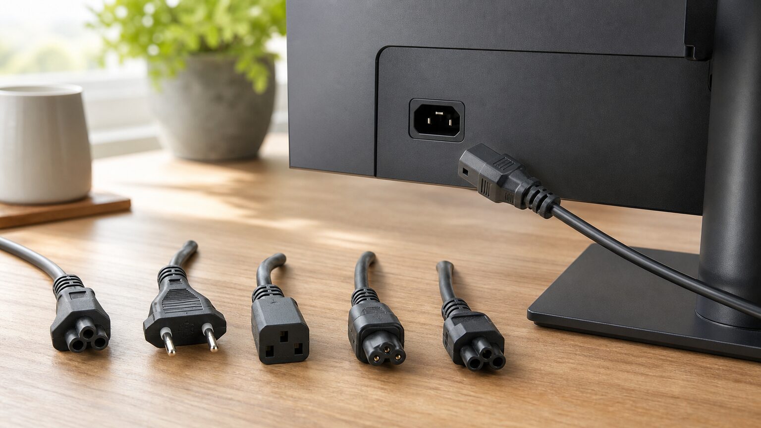 モニターの電源ケーブルは代用できる？端子と互換性から選ぶおすすめ候補