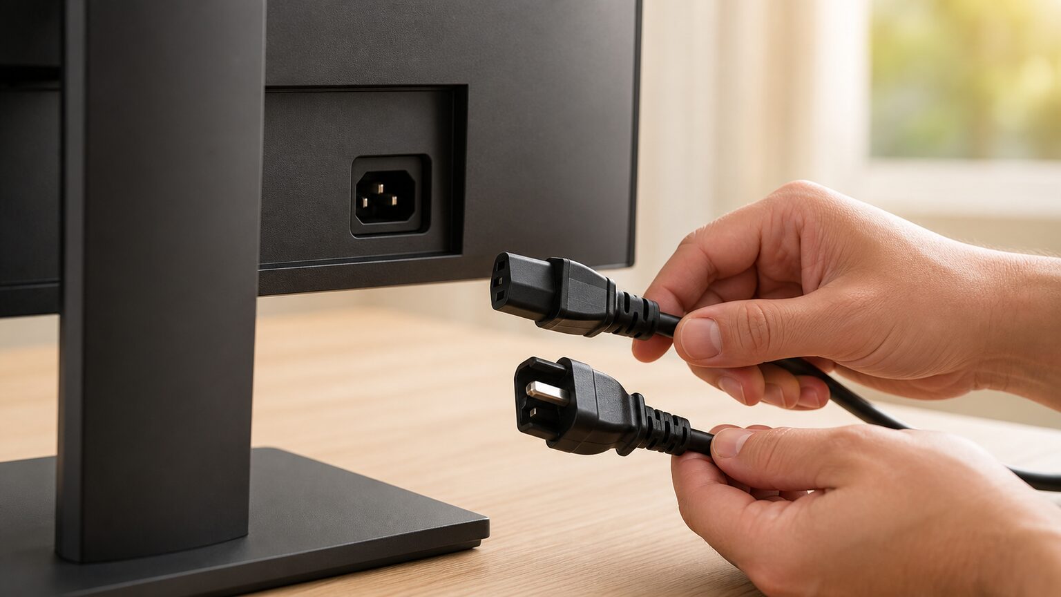 モニター電源ケーブルを代用するための前提条件
