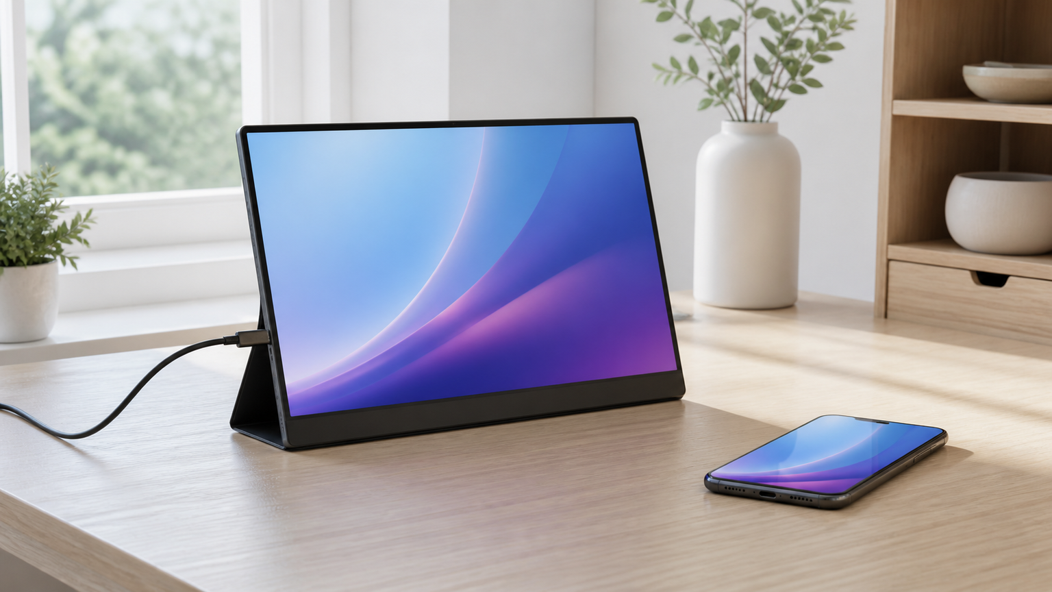 モバイルモニターとスマホの接続方法を解説｜有線・無線の違いと選び方