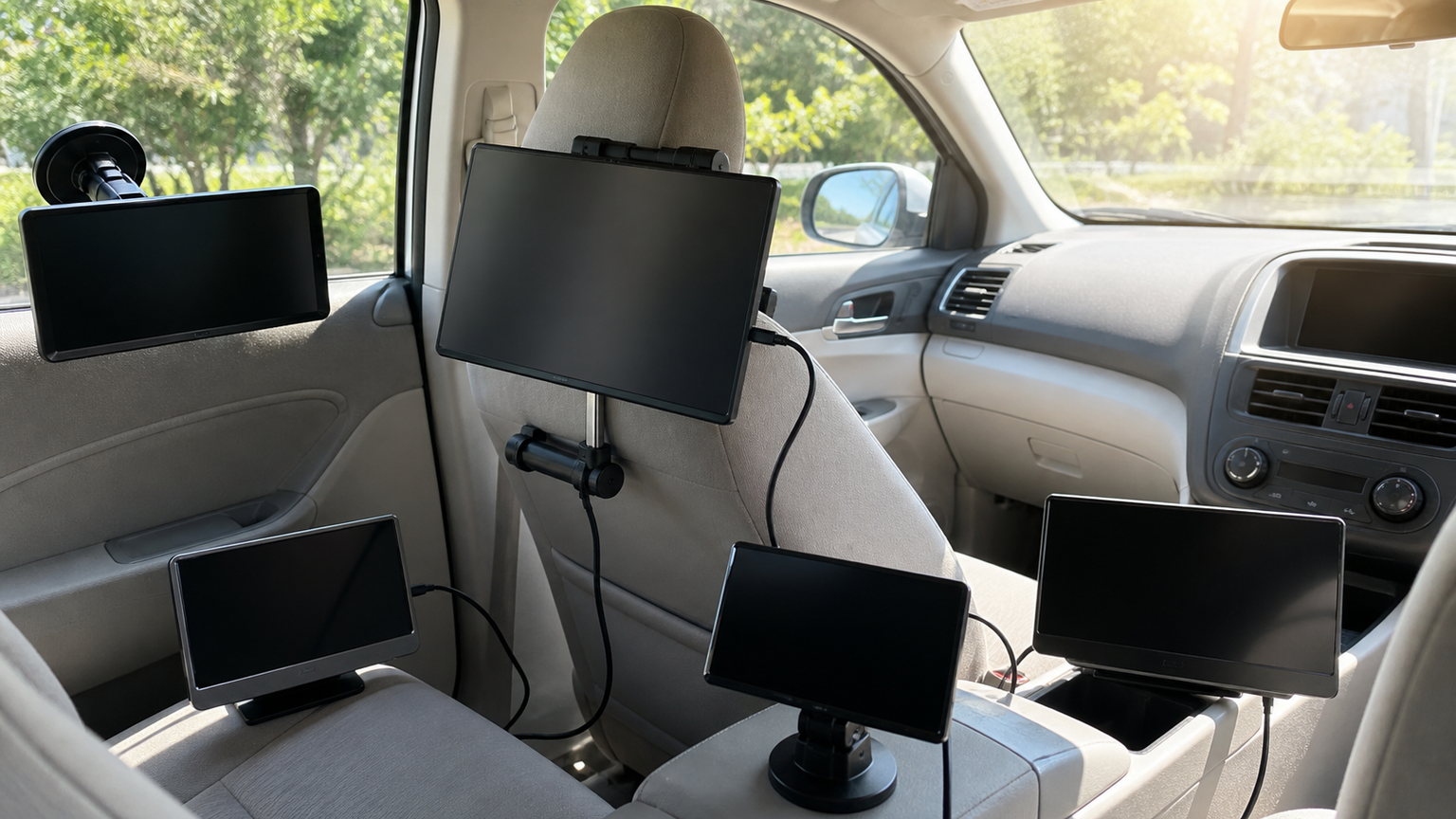 車載モバイルモニターのデメリットは？固定・電源・耐熱性で選ぶ10製品比較