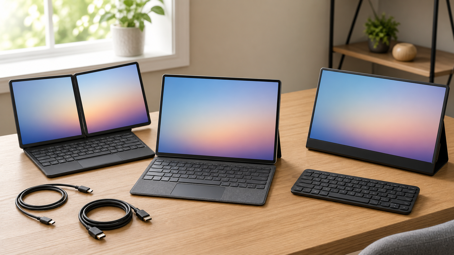 モバイルモニターのキーボード付きはどう選ぶ？接続方法と一体型を含む10機種比較