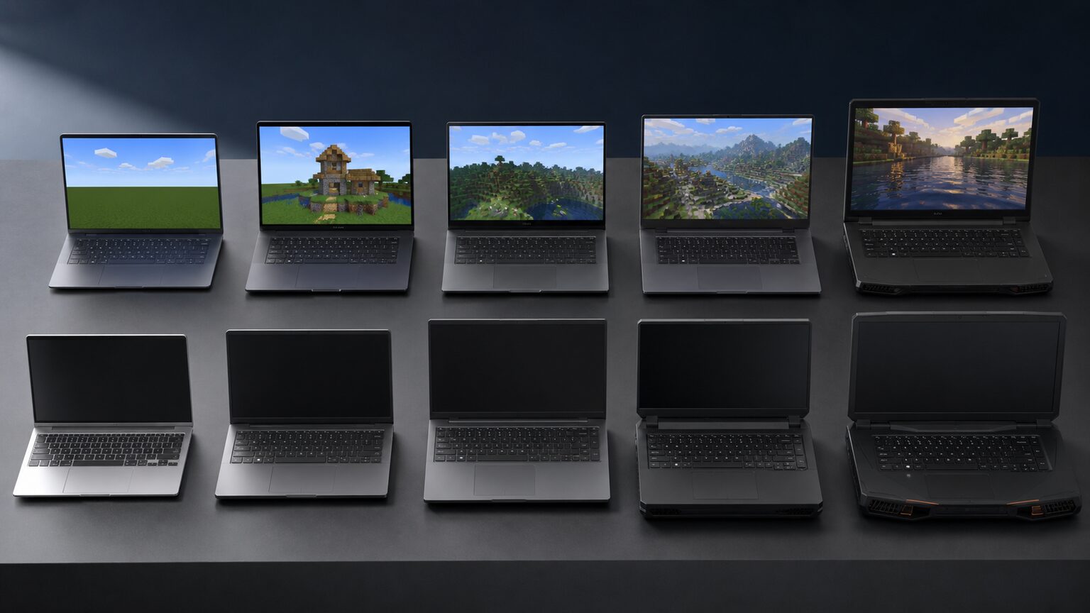 【厳選10アイテム】遊び方と必要性能から選ぶマイクラ向けノートパソコン比較
