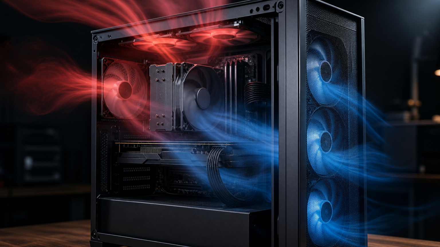 PCケースの吸気・排気バランスはどう決める？エアフロー改善とファン選びの基準