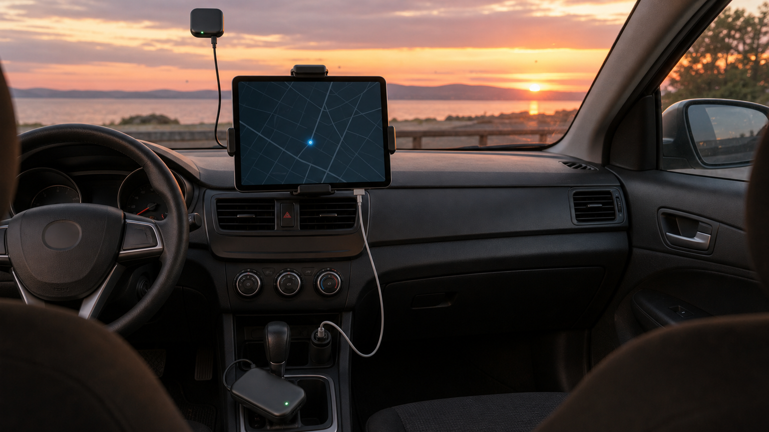 Wi-FiモデルのiPadを車載ナビにするための成立条件