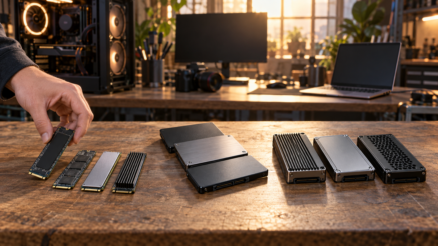 CrucialとSamsungの内蔵SSD10製品を用途別に比較