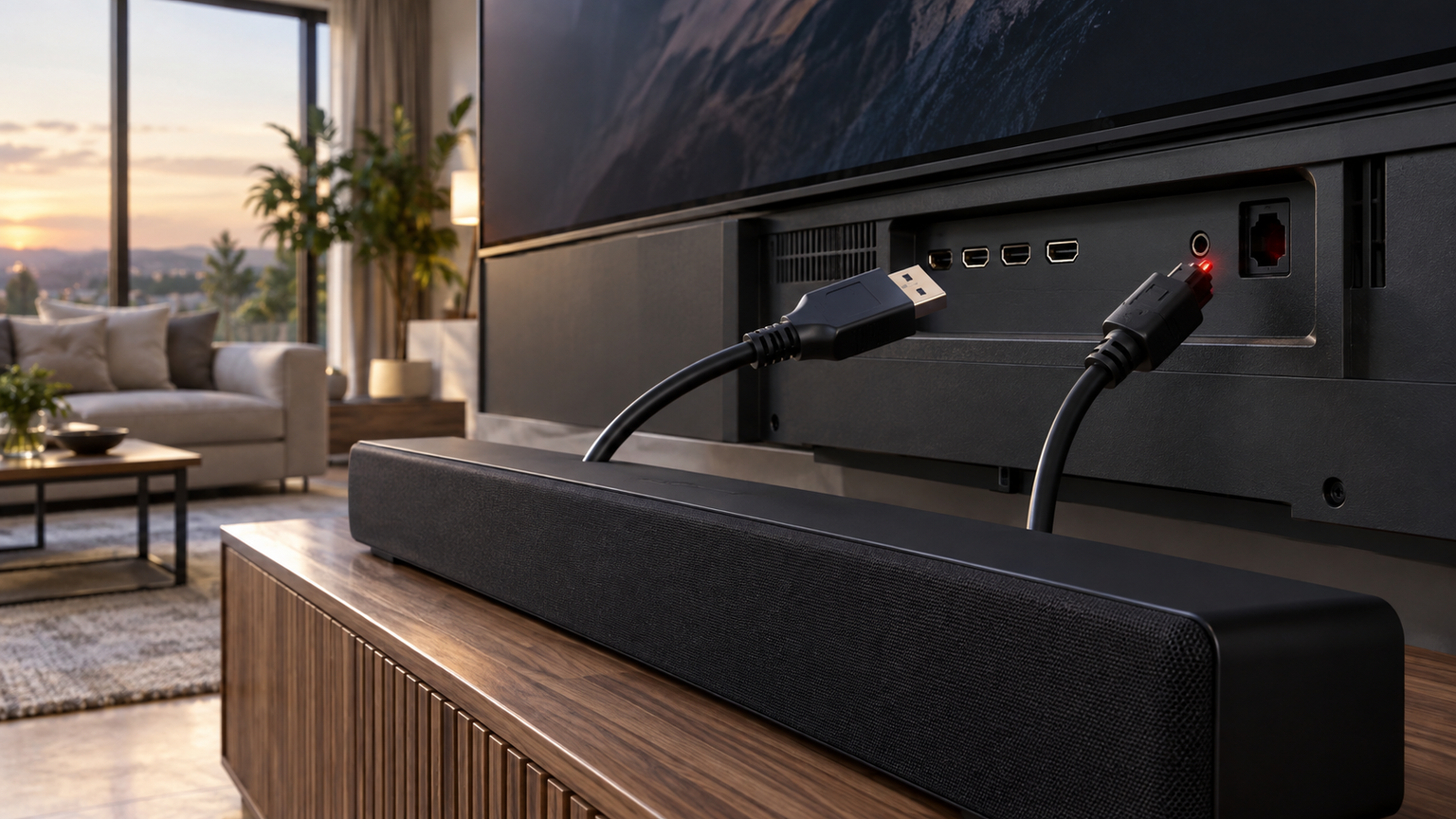 サウンドバーはHDMI ARCと光デジタルのどっち？違いと選び方を解説