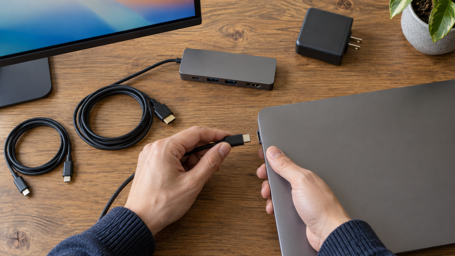 MacBook Air M4用モニターの選び方と接続時の注意点