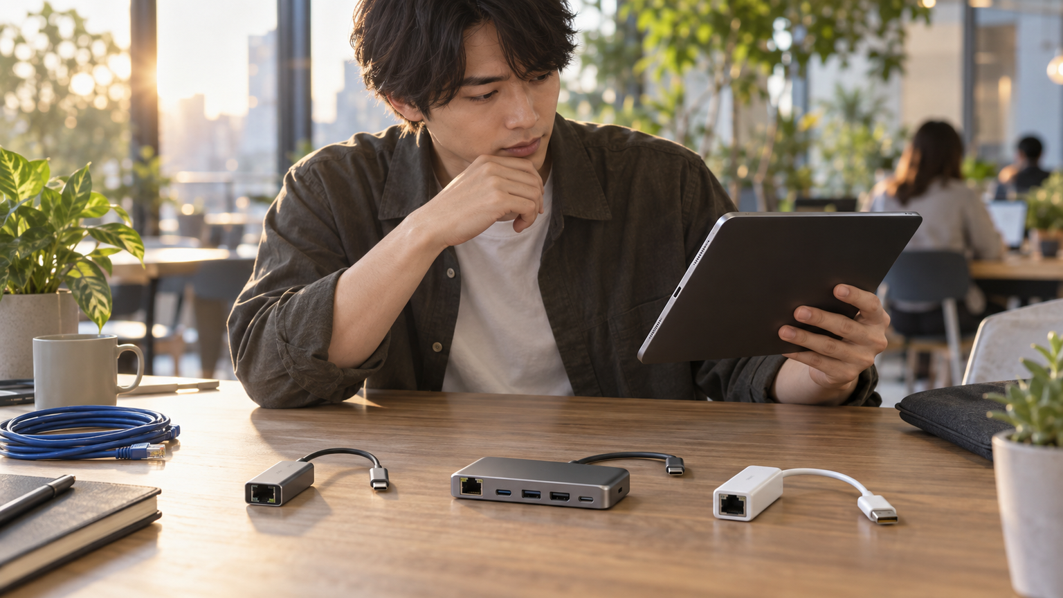 iPadの端子と使い方に合う有線LANアダプターを選ぼう