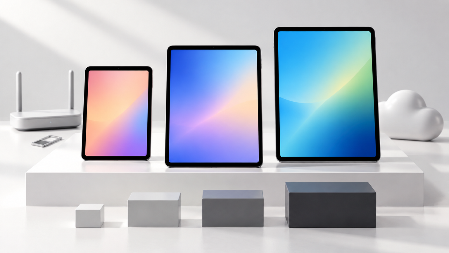 iPad Air 128GBを中心に画面サイズ・通信方式・容量を比較