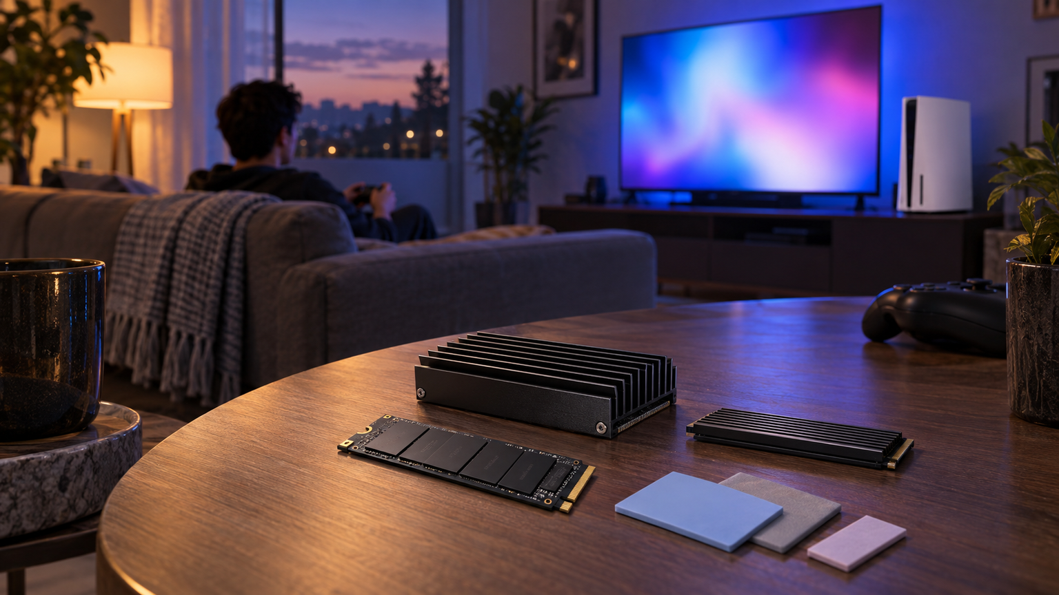 PS5のSSDは使い方に合う容量と放熱構造で決めよう