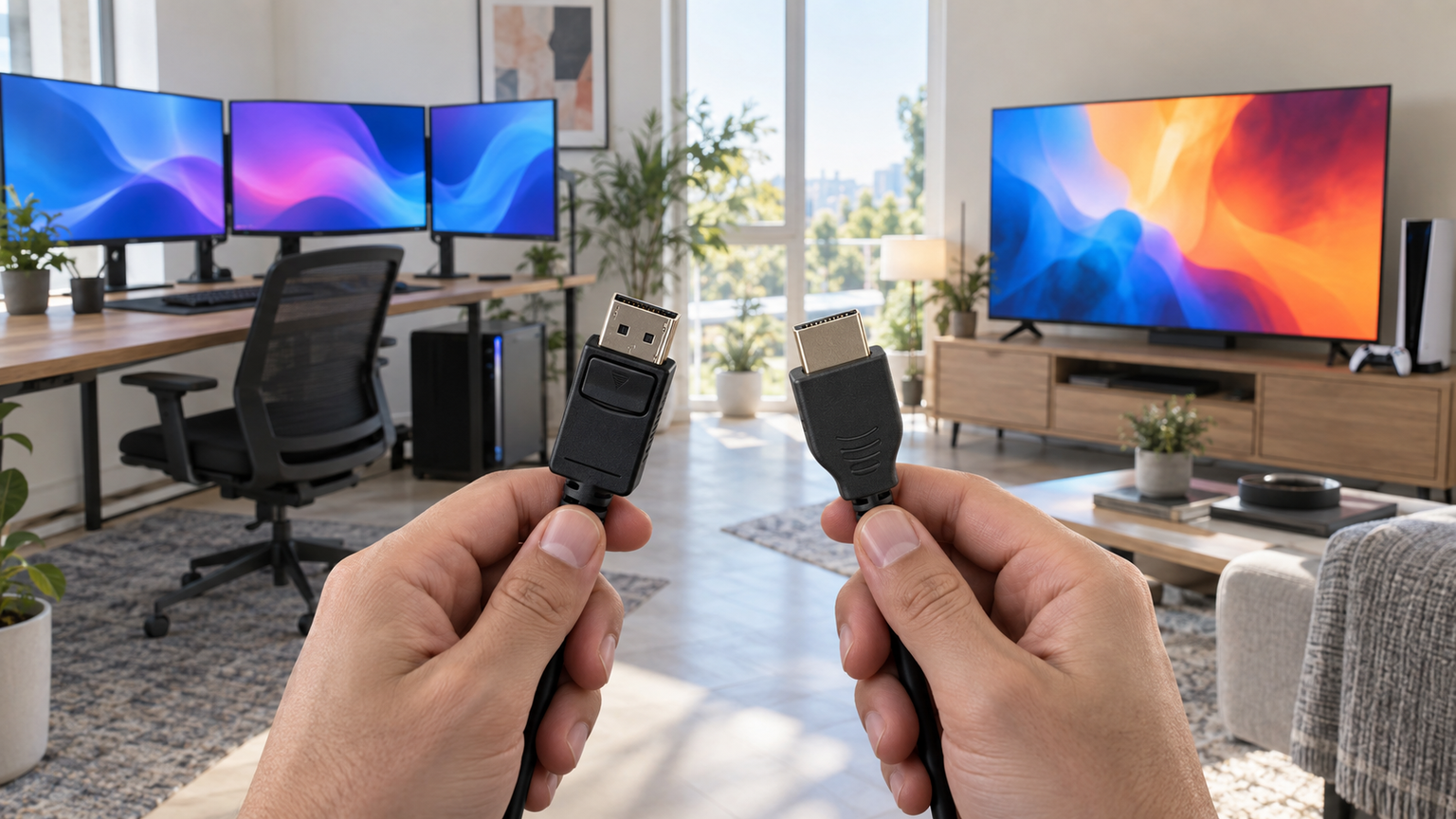 DisplayPortケーブルとHDMIの違いを用途から理解する