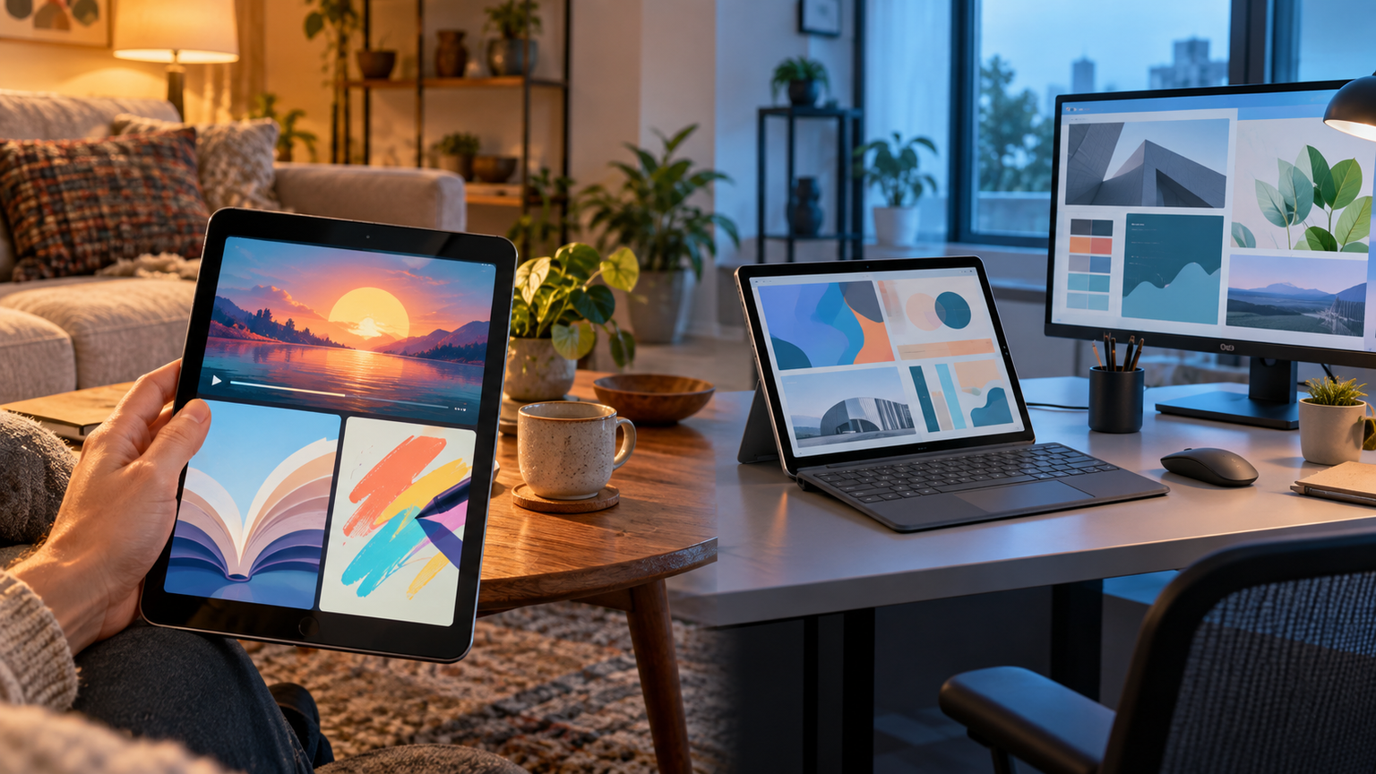 タブレットとWindows搭載2in1を用途別に比較