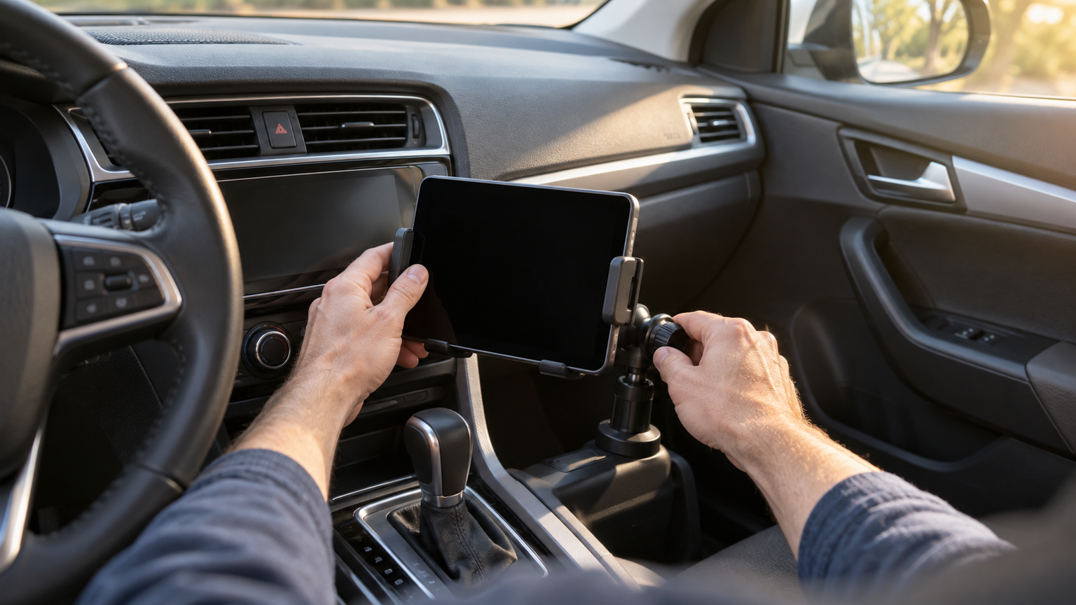 iPad miniを車に固定する方法と安全な選び方