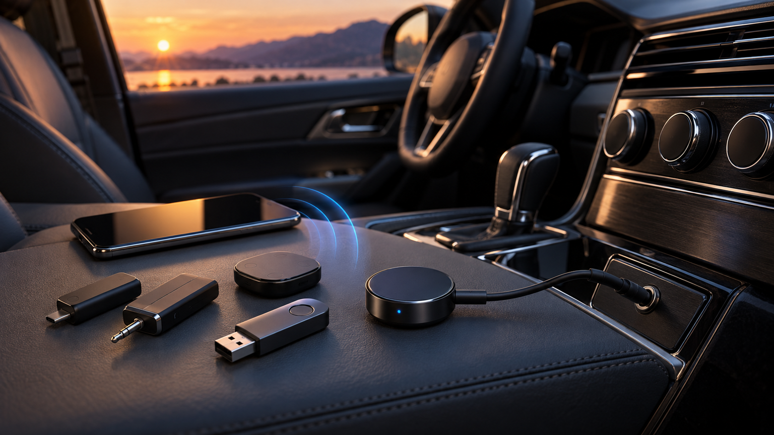 車のAUX用Bluetoothレシーバーで高音質を狙う選び方と比較