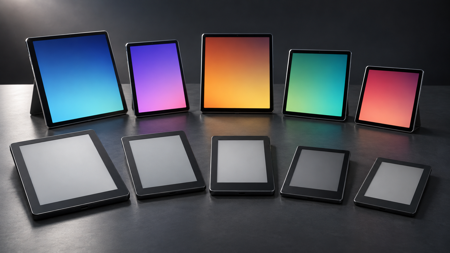 読書専用Kindleと汎用タブレット10機種を比較