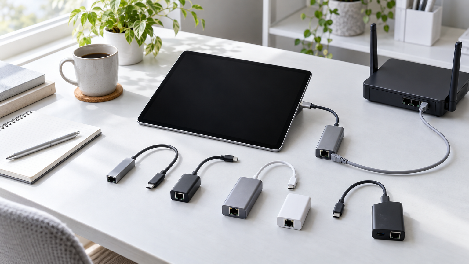 iPadの有線LANアダプターおすすめ10選!接続方法と選び方